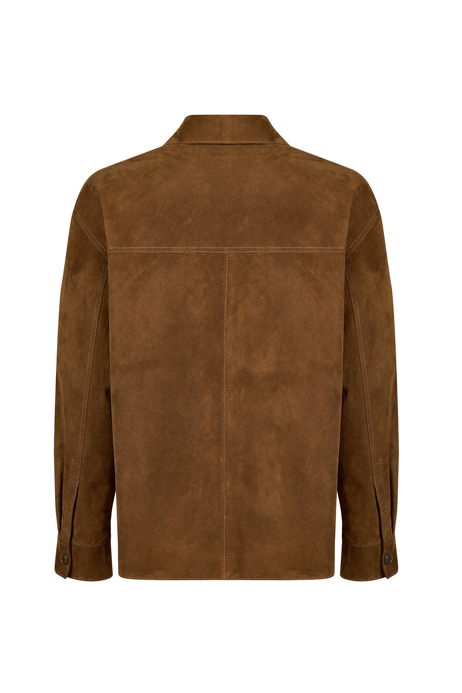 Valencia Woman Camel A-Form Suede Jacket