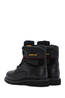 Caterpillar Men's Black Edina WP Waterproof Leather Boots | Derimod