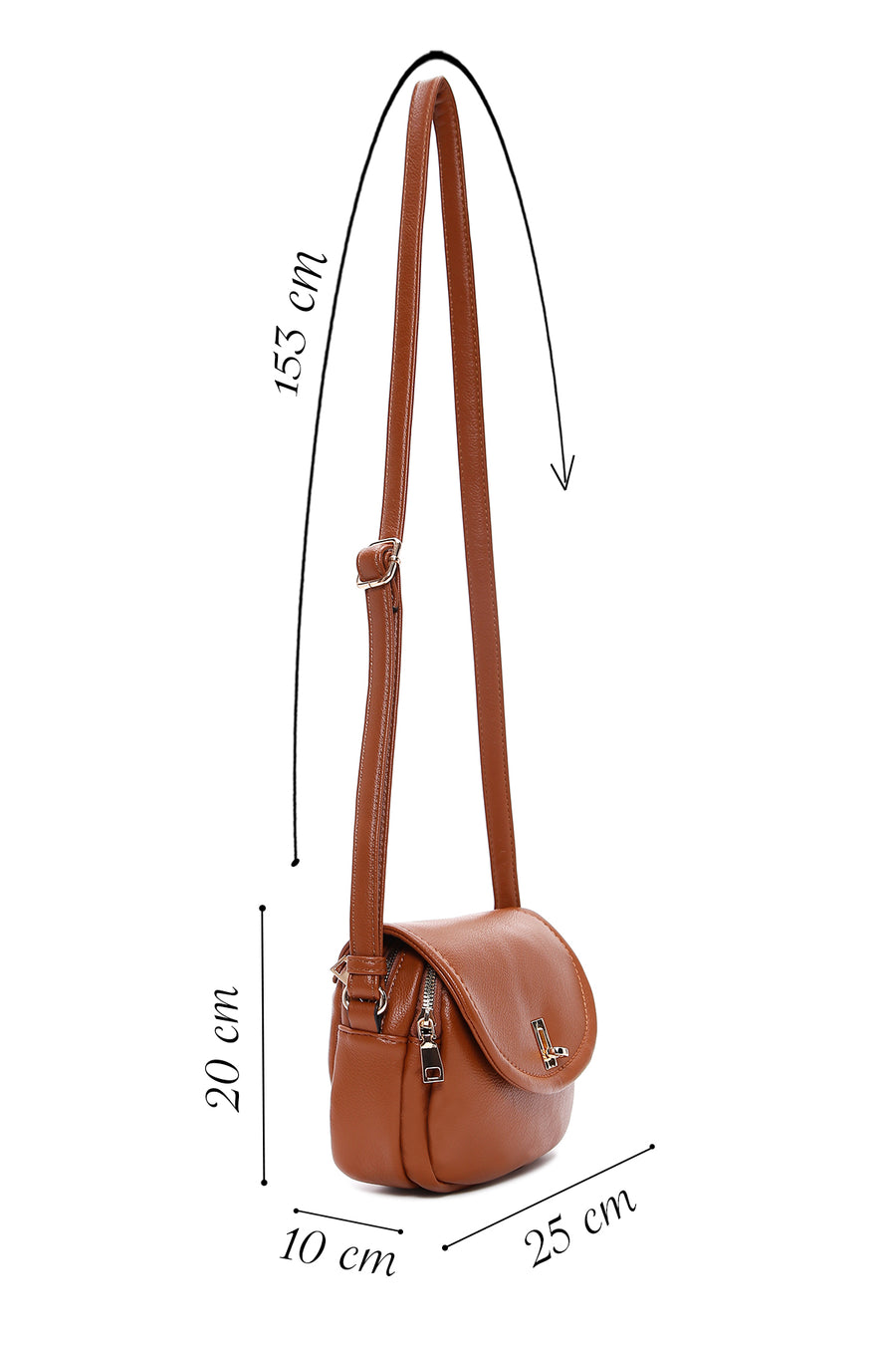 Women's Tan Crossbody Bag