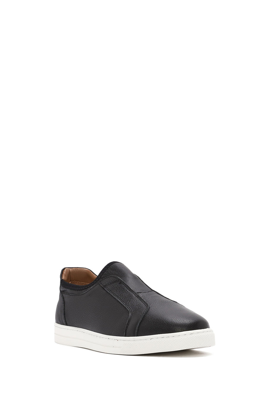 Men's Black Leather Sneaker