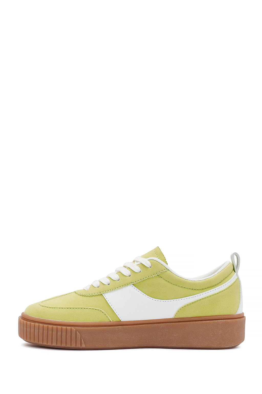 ACBC x Derimod Kadın Sarı Bağcıklı Süet Sneaker