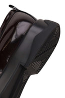 Male Burgundy Chunky-Soled Leather Loafer | Derimod