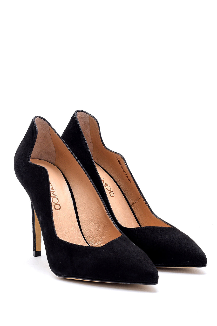 Kadın Süet Deri Stiletto