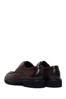 Male Brown Lace-Up Thick-Soled Leather Casual Shoe | Derimod