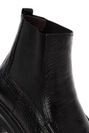 Men's Black Leather Casual Chelsea Boots | Derimod