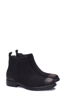 Men's Leather Nubuck Chelsea Boots | Derimod