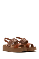 Women's Tan Thick Soled Sandals | Derimod