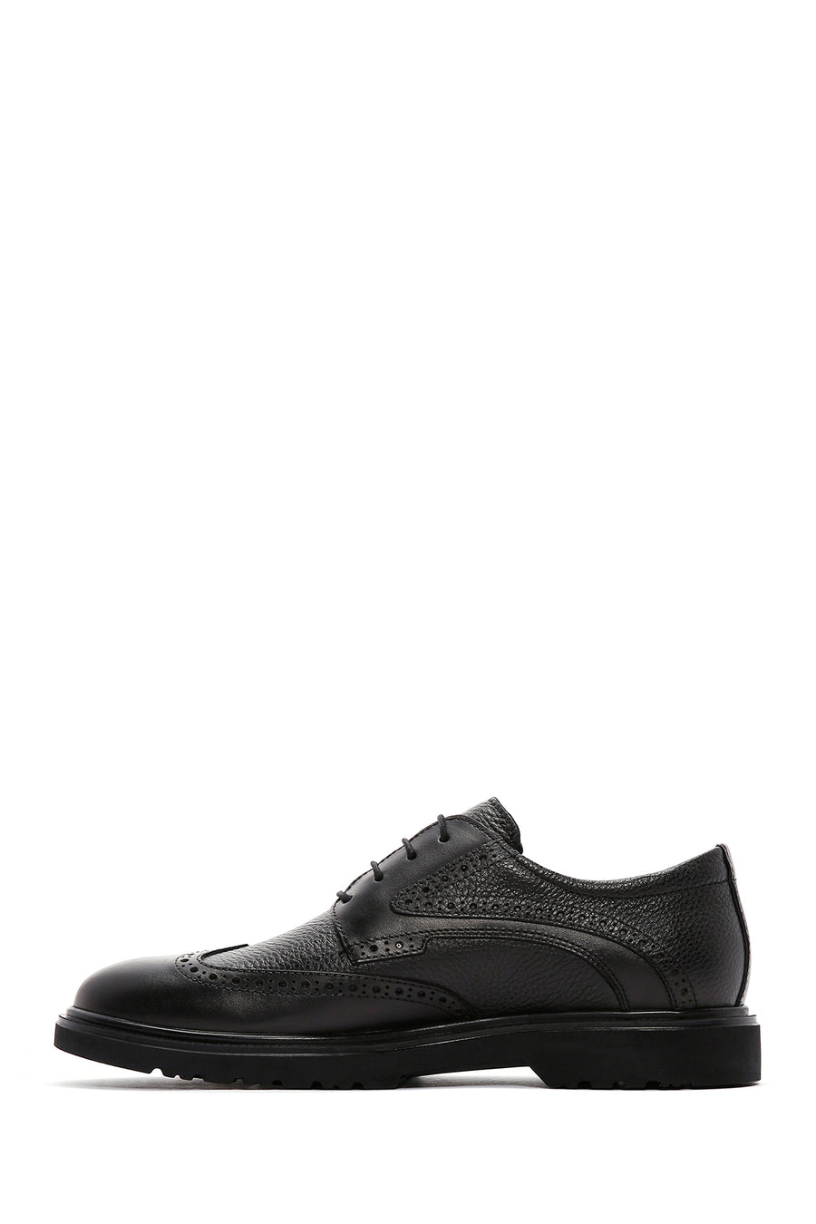 Men's Black Leather Classic Shoes