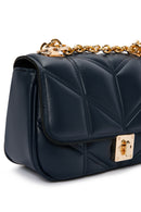 Women's Navy Blue Long Strap Crossbody Bag | Derimod