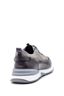 Men's Leather Suede Detailed Sneaker | Derimod