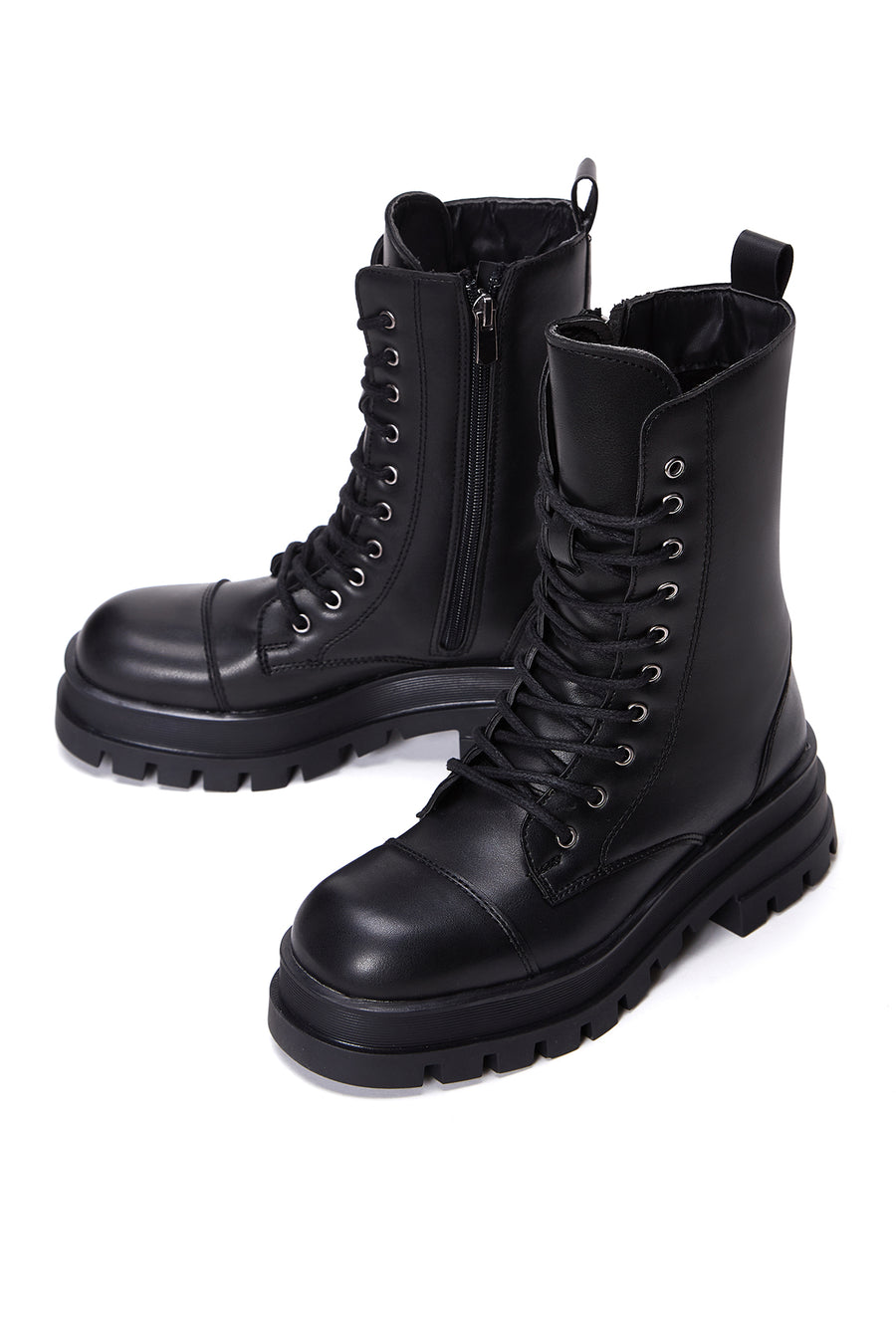 Women's Black Thick Soled Boots