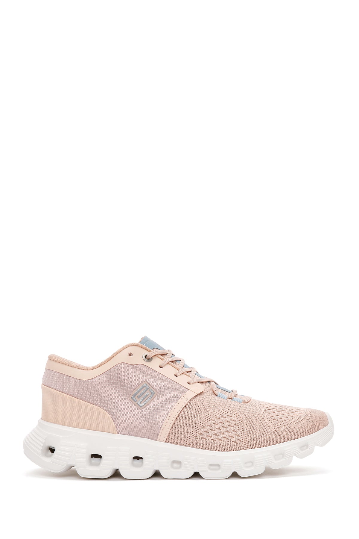 Derimod Zero Kadın Pembe Bağcıklı Kumaş Sneaker 24SFD49626F | Derimod