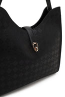 Woman Black Printed Shoulder Bag | Derimod