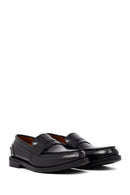 Erkek Siyah Deri Casual Loafer | Derimod