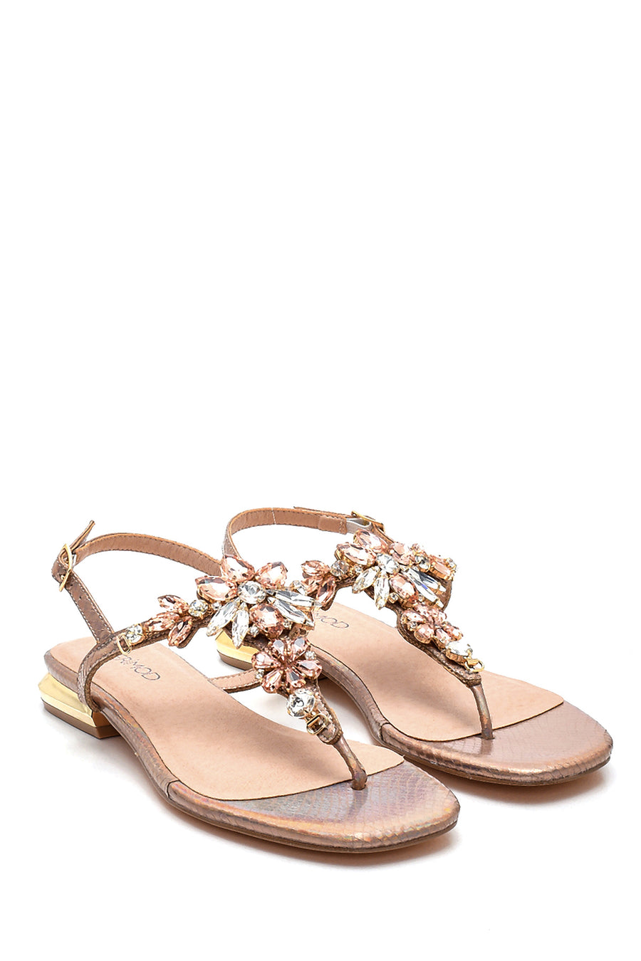 Kadın Casual Taş Detaylı Sandalet