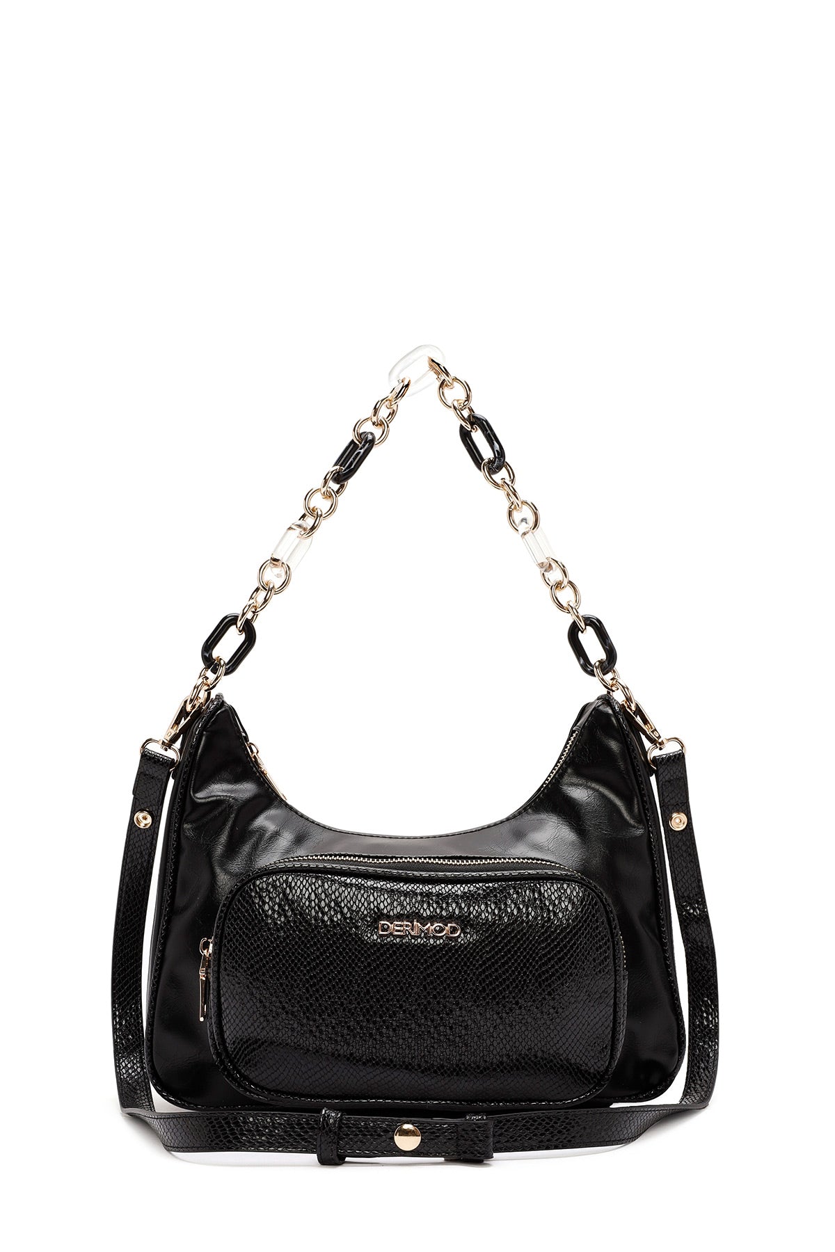 Women's Black Double Strap Shoulder Bag 24WBD284714 | Derimod