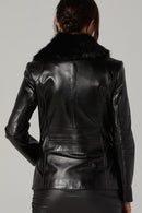 Marianna Women's Leather Jacket | Derimod