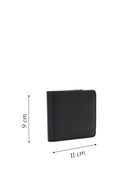 Men's Black Leather Wallet | Derimod