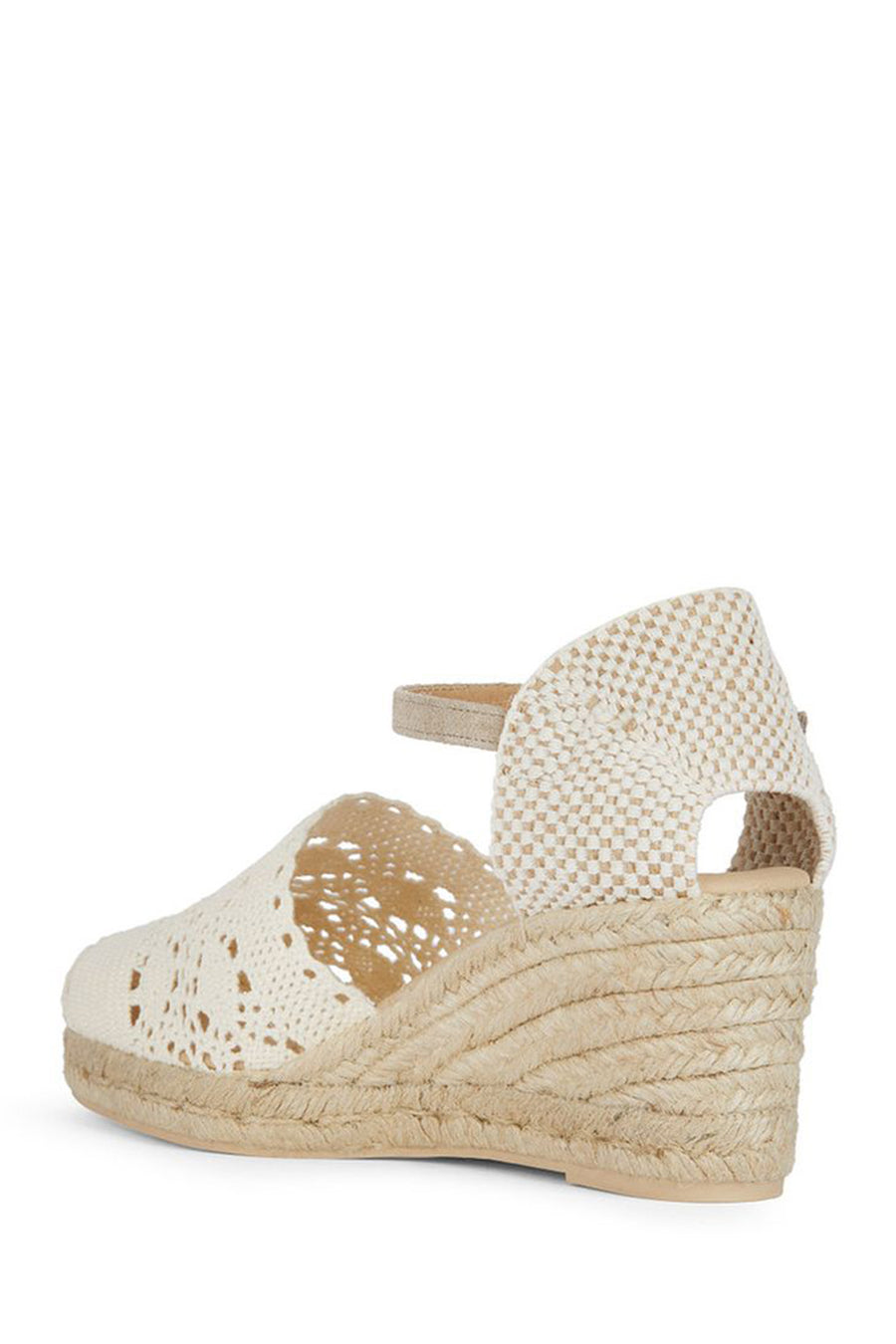 Geox Women's Mink Gelsa Ankle Strap Wedge Heel Espadrille