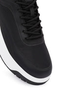ACBC x Derimod Men's Black Lace-Up Sneakers | Derimod