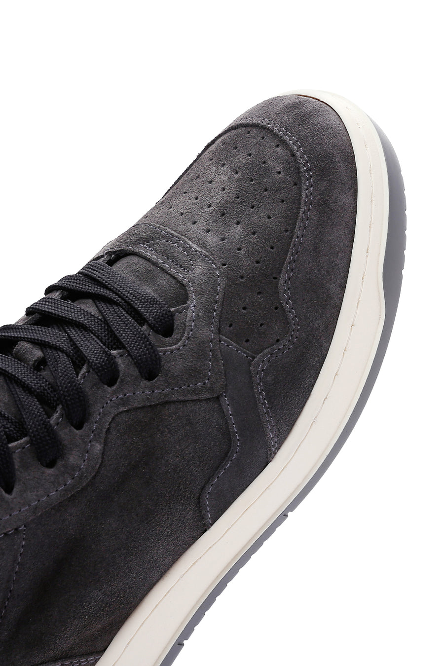 Erkek Antrasit Süet Deri Sneaker