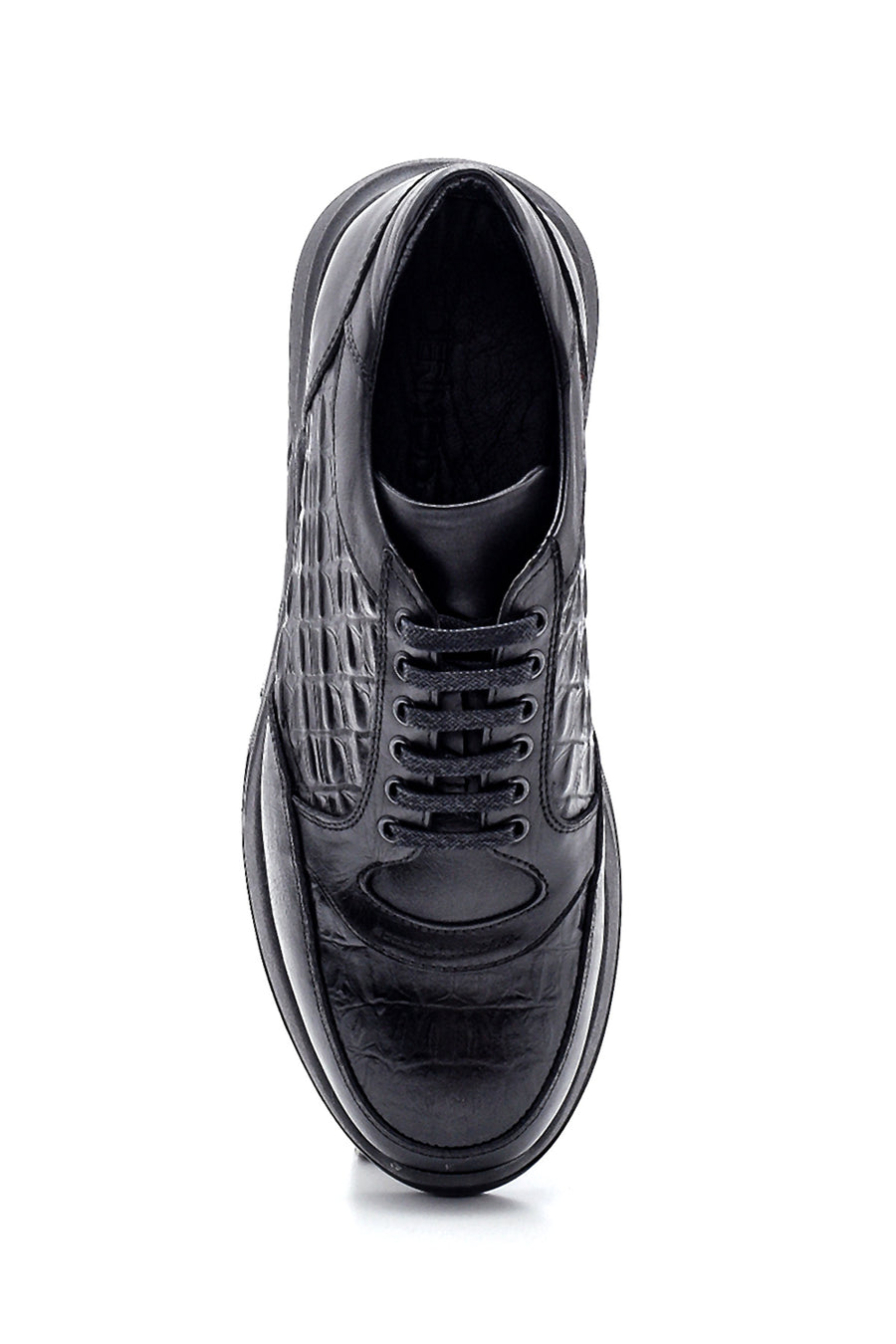 Men's Leather Crocodile Sneaker