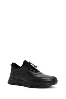 Men's Black Lace-up Leather Sneaker | Derimod