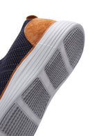 Derimod Zero Men's Navy Blue Thick Soled Sneaker | Derimod