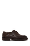 Male Brown Lace-up Thick-Soled Leather Casual Shoes | Derimod
