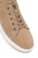 Male Beige Lace-Up Suede Leather Sneaker | Derimod
