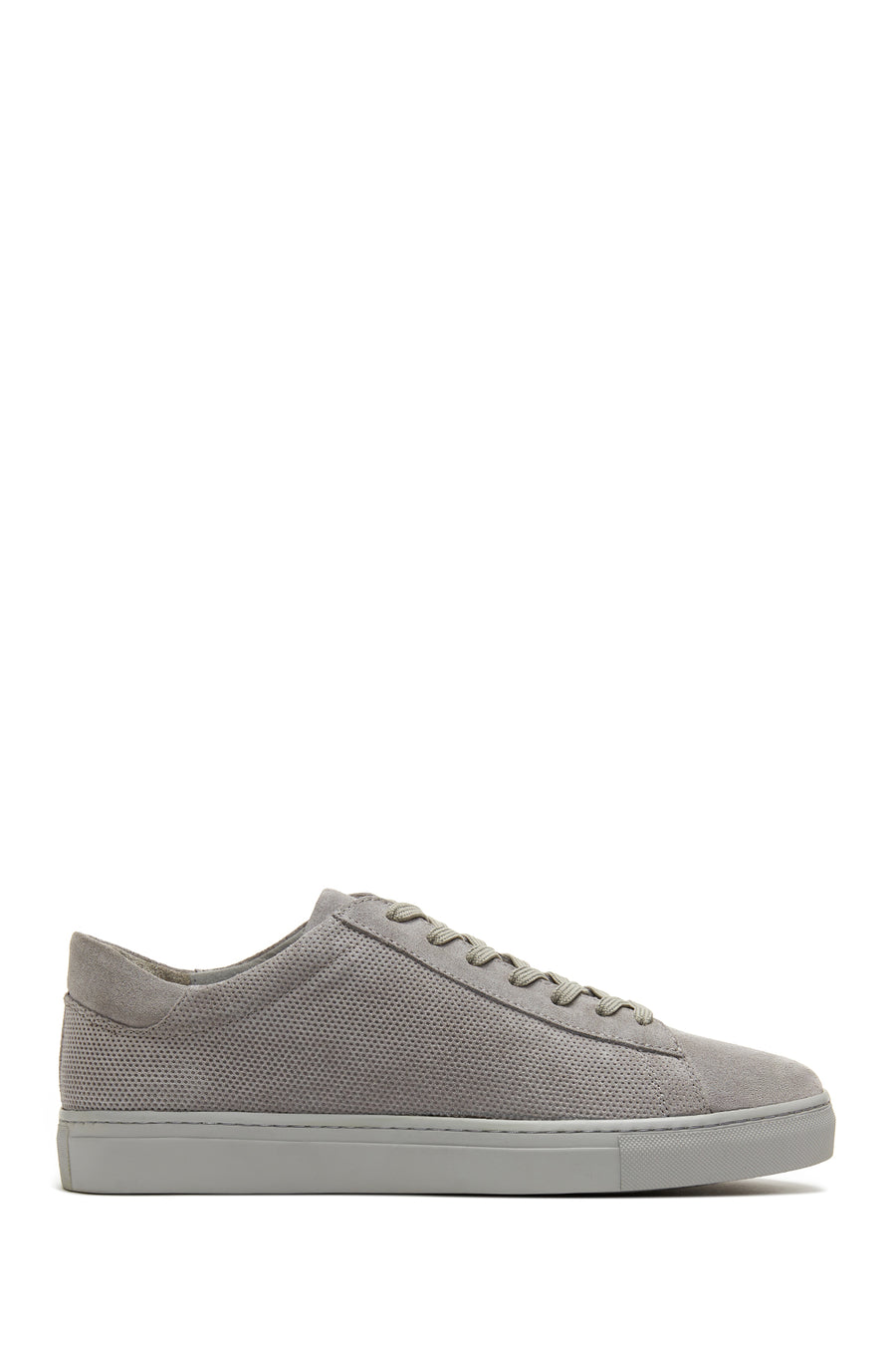 Erkek Gri Deri Süet Sneaker 22SFD630410 | Derimod