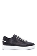 Erkek Siyah Deri Sneaker | Derimod