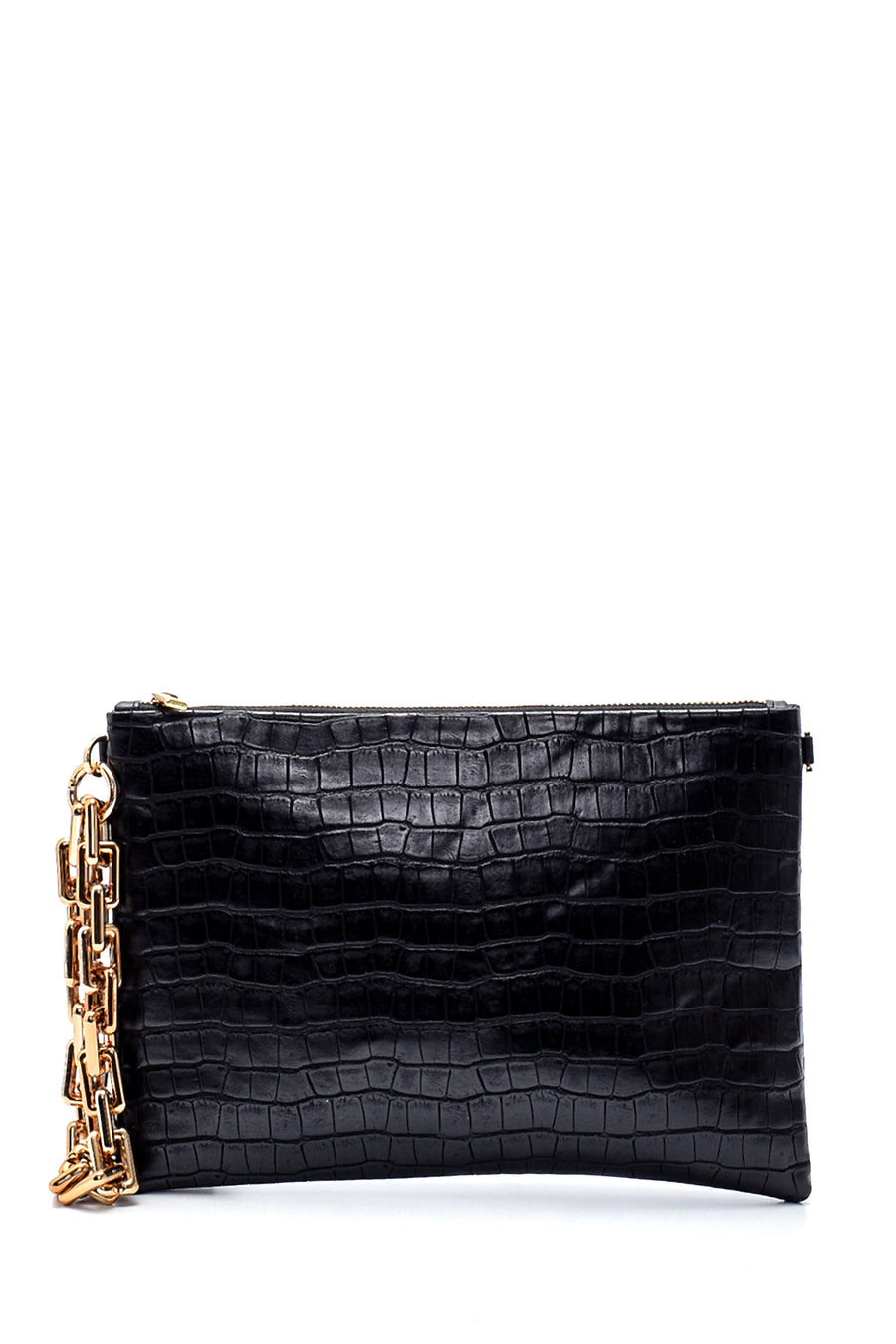 Women's Crocodile Patterned Portfolio 20WBD2423E3 | Derimod