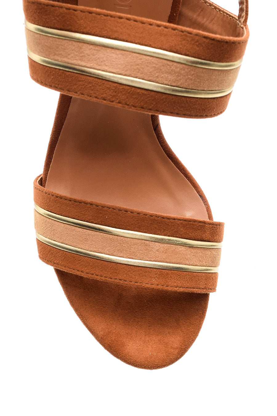 Women's Striped Heeled Shoes