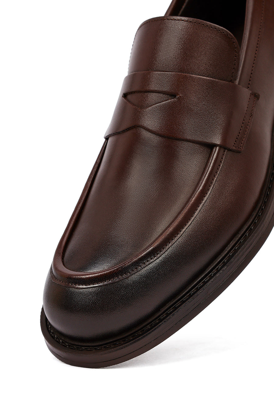 Male Brown Leather Classic Loafer