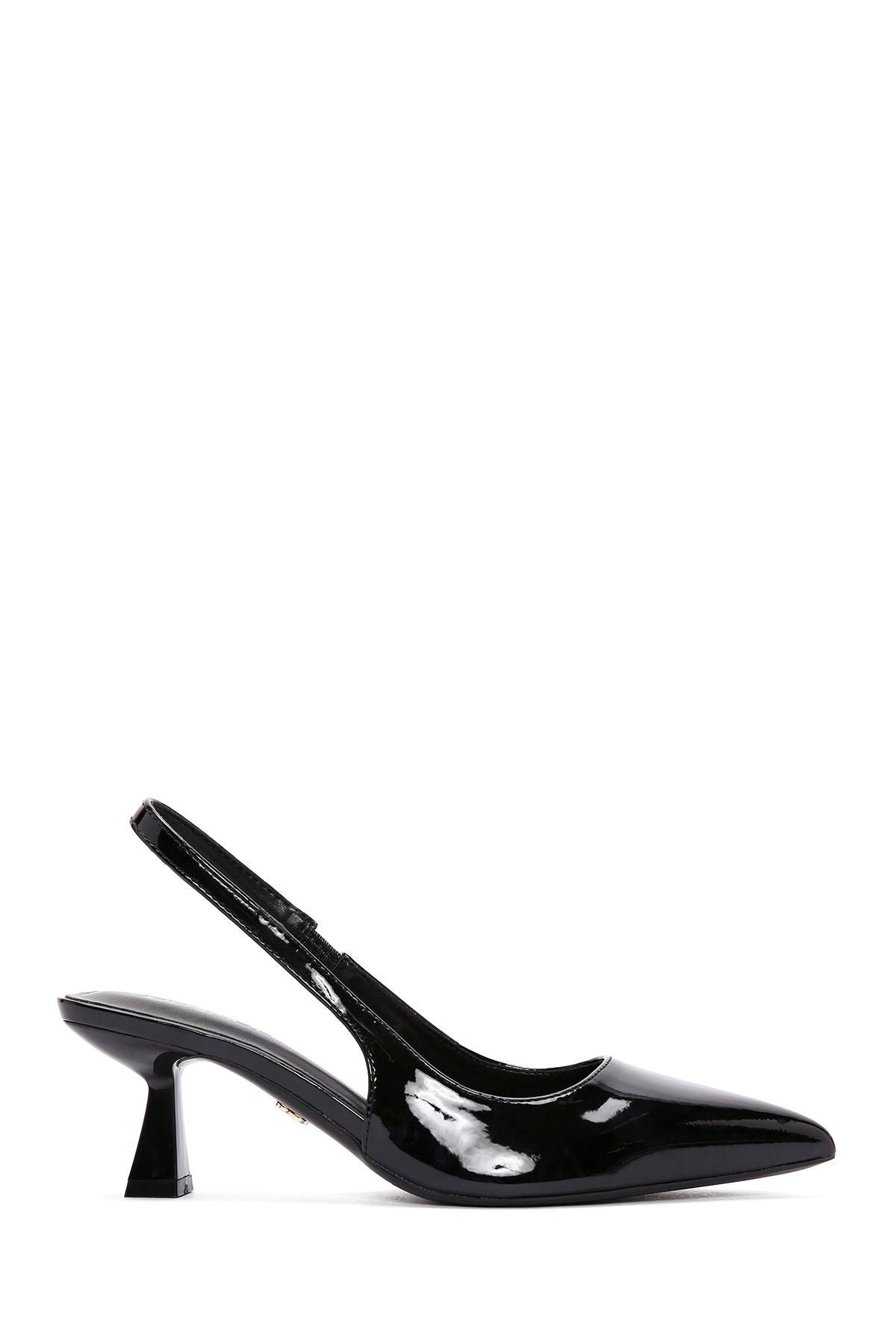 Women's Black Open Back Thin Heeled Shoes 24SFE495116 | Derimod