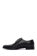 Men's Black Leather Printed Classic Leather Shoes | Derimod