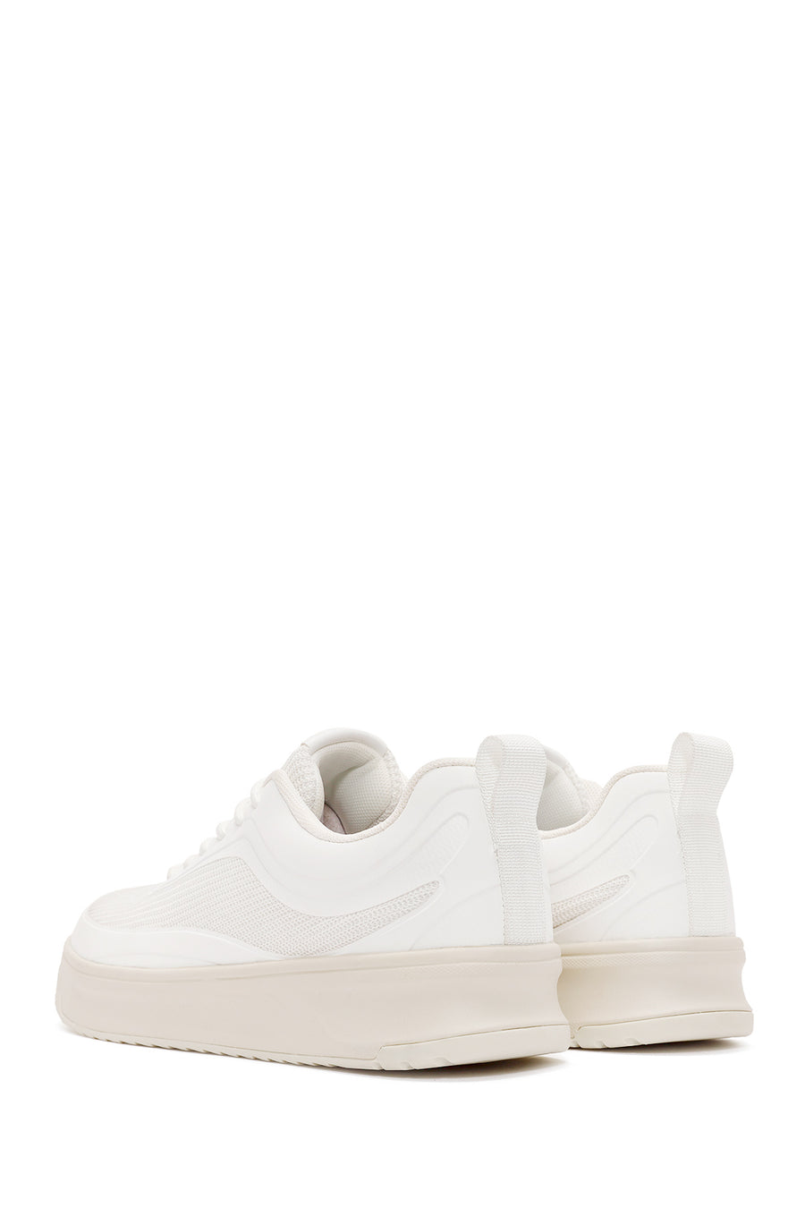 ACBC x Derimod Erkek Beyaz Bağcıklı Sneaker