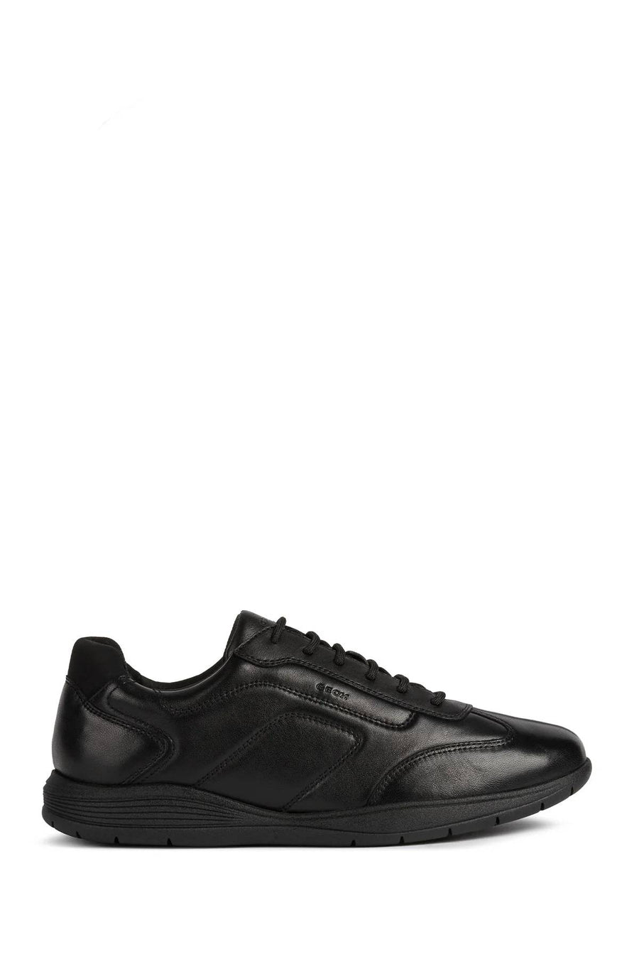 Geox Erkek Siyah Spherica Ec2 Bağcıklı Deri Casual Sneaker U16BXC000LMC9999 | Derimod