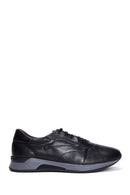 Men's Black Leather Sneaker | Derimod