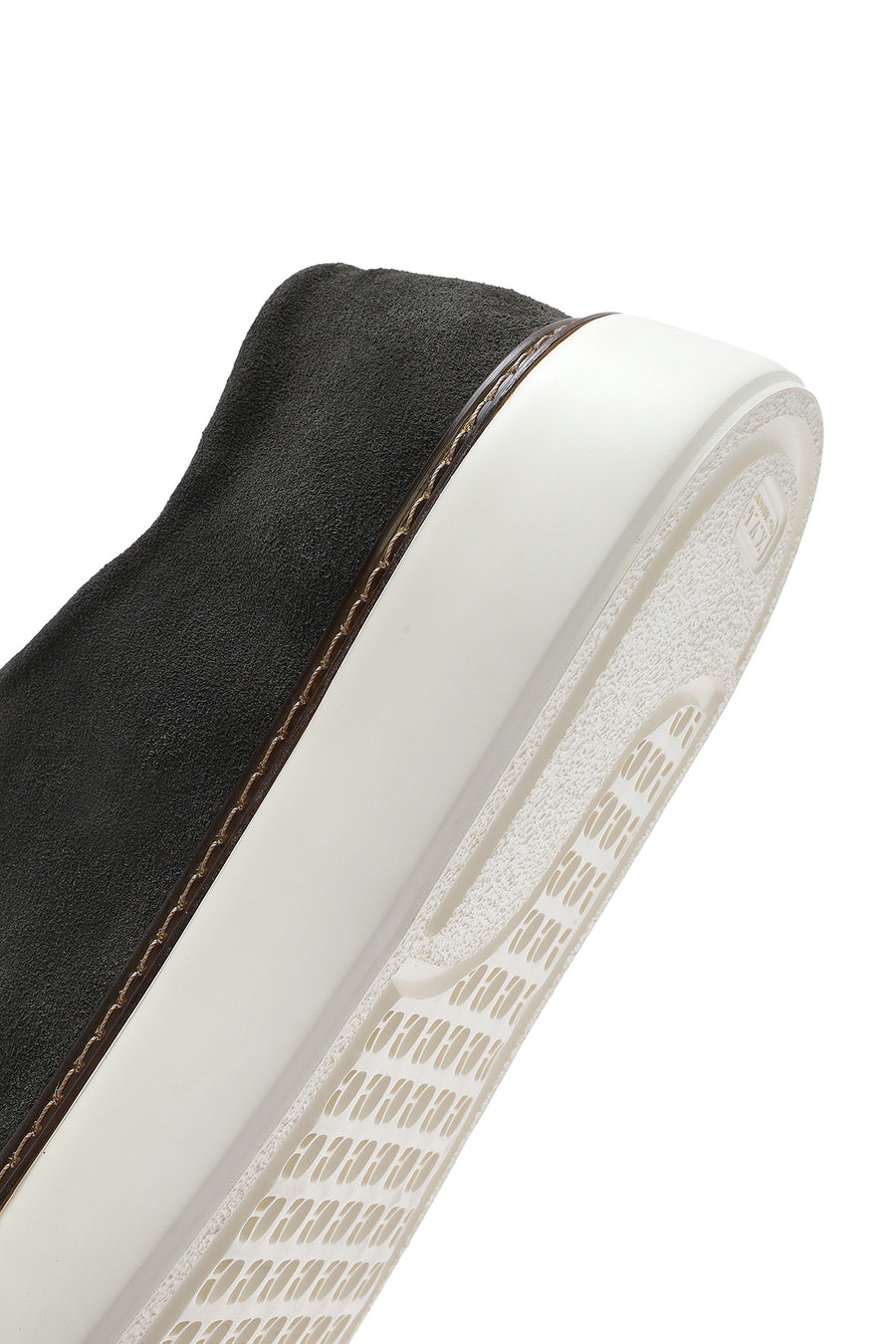 Erkek Yeşil Bağcıklı Kalın Tabanlı Süet Deri Sneaker