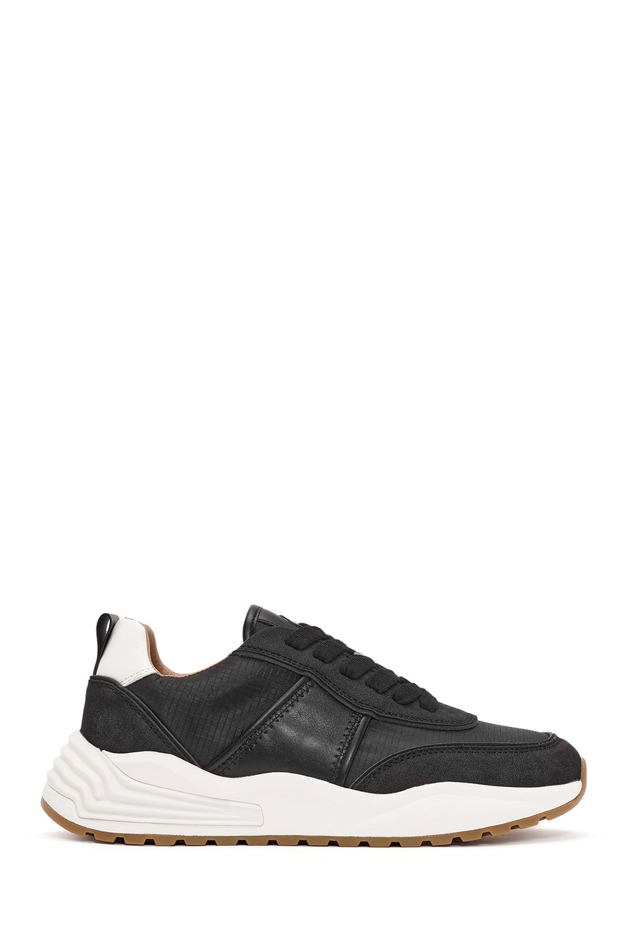 ACBC x Derimod Erkek Siyah Bağcıklı Sneaker 24WFD76026F | Derimod