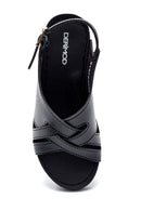 Women's Casual Wedge Heel Sandals | Derimod