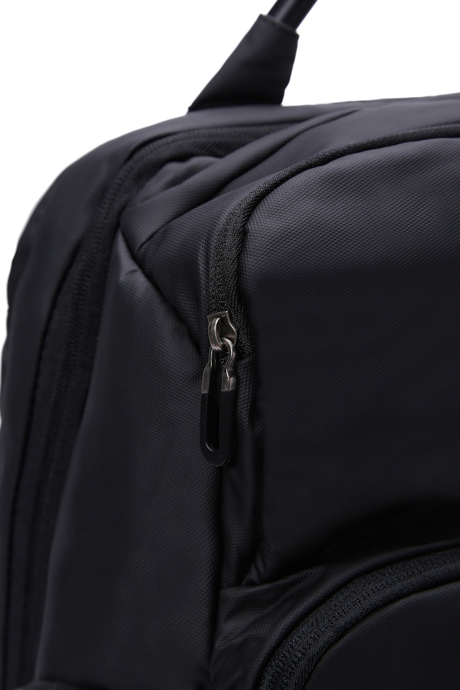 D-Pack Unisex Black Technological Fabric Backpack