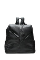 Women's Black Casual Backpack | Derimod