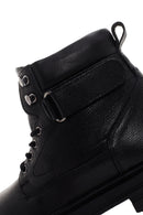 Men's Black Casual Leather Boots | Derimod