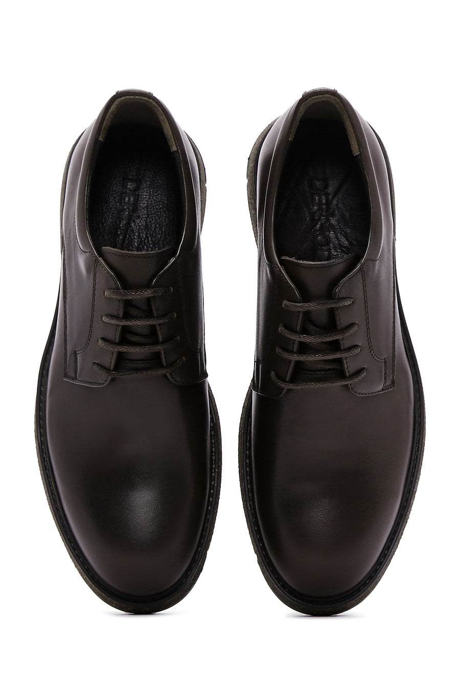 Men's Brown Leather Casual Shoes
