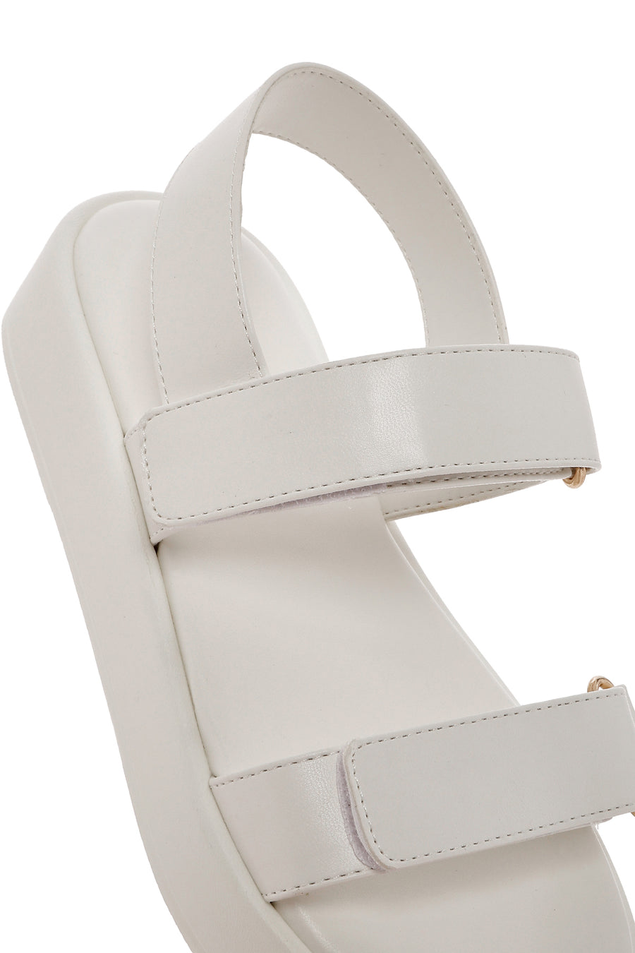 Women's White Thick Soled Sandals