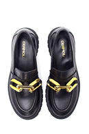 Kadın Deri Zincirli Loafer | Derimod