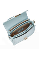 Women's Blue Long Strap Crossbody Bag with Accessory Detail | Derimod